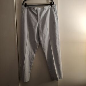 Alan Flusser Men's Blue And White Chinos